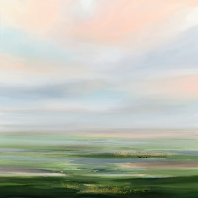 Sanfter Grüner Horizont von Nicole Walsh