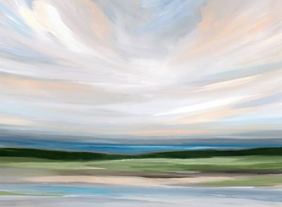 Ruhige abstrakte Landschaft von Nicole Walsh