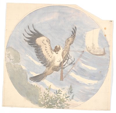 Odysseus segelt an der Insel der Sirenen vorbei von Niels Skovgaard