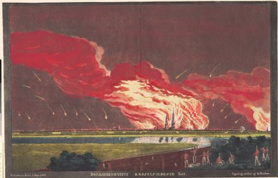 "Die schrecklichste Nacht des Bombardements. Kopenhagen den 4.-5. Sept. 1807" von Niels Truslew
