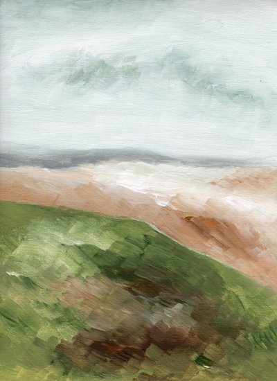 Abstrakte Küstenlandschaft von Nikita Jariwala