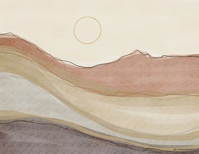 Boho-Wüstenlandschaft von Nikita Jariwala