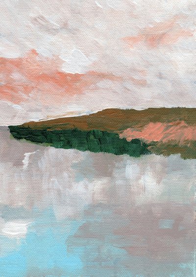 Gelassene Abstrakte Landschaft von Nikita Jariwala