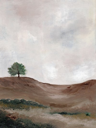 Einsamer Baumlandschaft von Nikita Jariwala