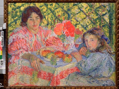 Am Frühstückstisch von Nikolai Aleksandrovich Tarkhov