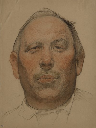 Porträt von Demyan Bedny 1883-1945 von Nikolai Andreevich Andreev