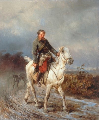 Rückkehr von der Jagd von Nikolai Jegorowitsch Swertschkow