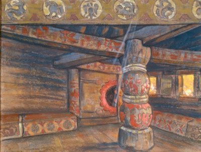 Zimmer der Jaroslawna von Nikolai Konstantinowitsch Roerich