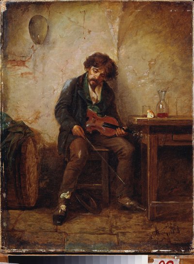 Ein Musiker von Nikolai Petrovich Petrov