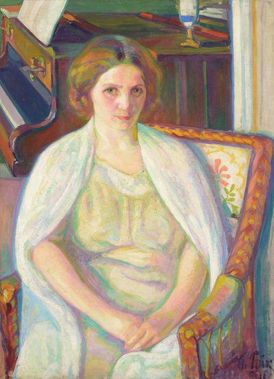 Alviina Hyllestedts Porträt von Nikolai Triik