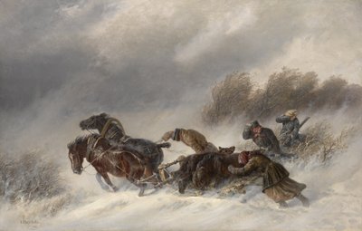 Rückkehr von der Bärenjagd, 1881 von Nikolai Yegorovich Sverchkov