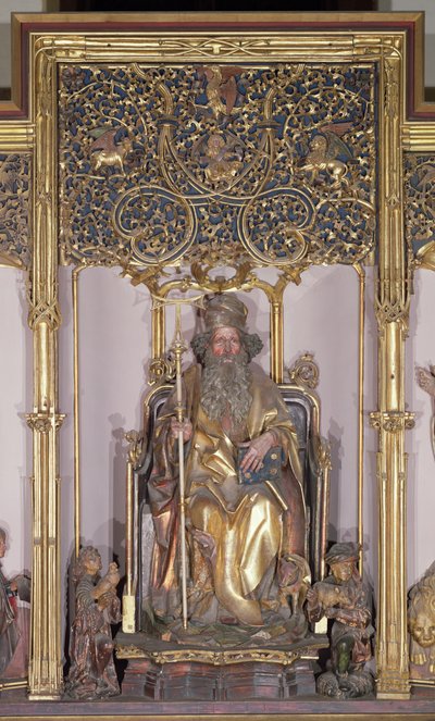 Isenheimer Altar, Heiliger Antonius der Einsiedler von Nikolaus Hagenauer