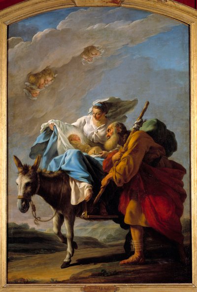 Die Flucht nach Ägypten von Noel Halle