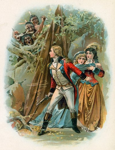 Illustration für Der letzte Mohikaner von North American