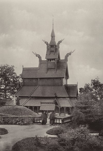 Fantoft, Stabkirche, Bergen von Norwegian Photographer