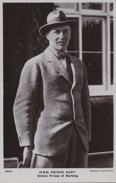 Prinz Olaf, Kronprinz von Norwegen, später König Olav V. von Norwegian Photographer