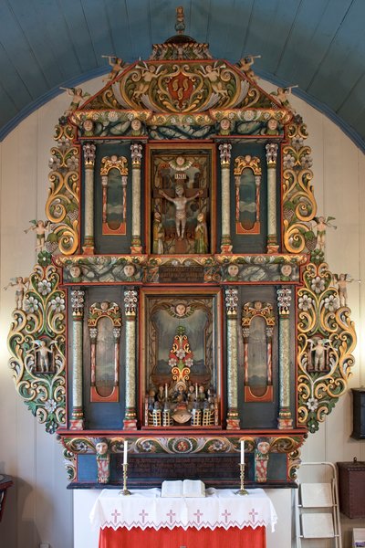 Altarbild, Kirche Mo I Rana, 1765 von Norwegian School