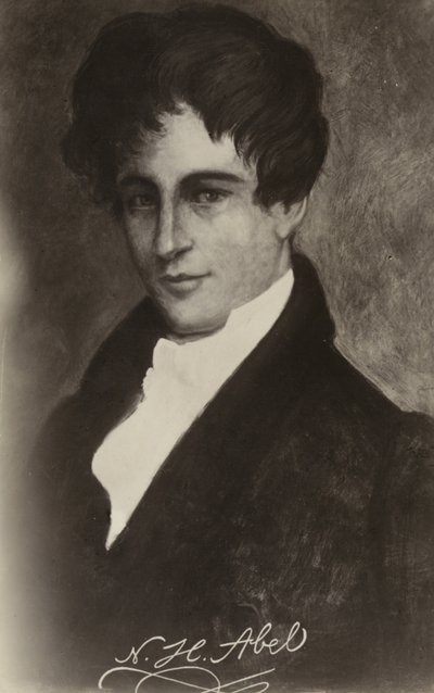 Niels Henrik Abel (1801-1829), norwegischer Mathematiker von Norwegian School