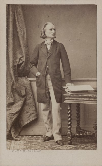 Porträt des Komponisten Franz Liszt 1811-1886, ca. 1870 von Numa Blanc