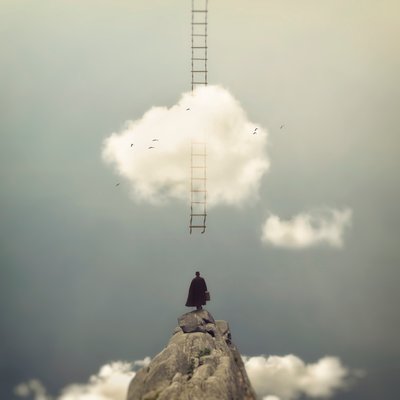 Leiter zu den Wolken von Nuno Araujo
