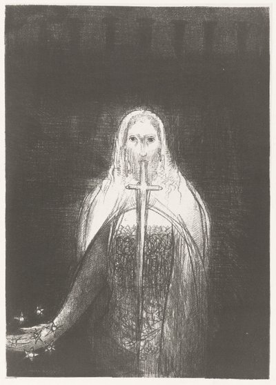 Christus mit Sternen in der Hand von Odilon Redon