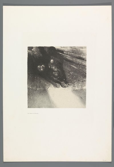 Des larves si hideuses von Odilon Redon