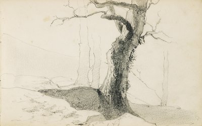 Zeichnung aus einem Album mit dem Titel "Das Baskenland", 1862-63 von Odilon Redon