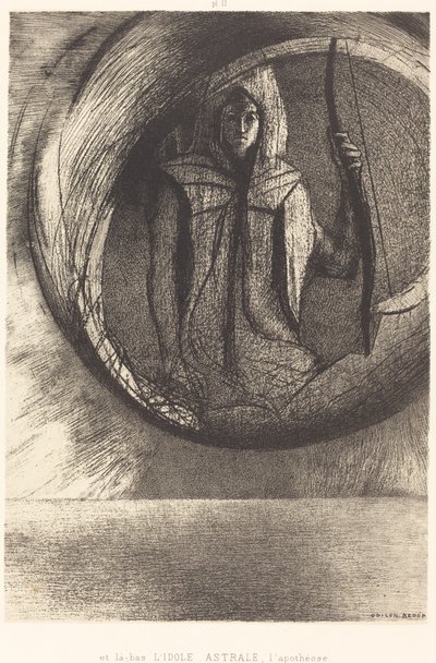 Und dort die Sternenidole, die Apotheose von Odilon Redon
