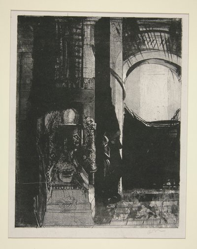 Und überall sind es Basaltsäulen von Odilon Redon