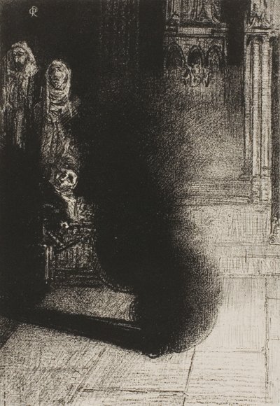 Frontispiz für Les Flambeaux noirs von Emile Verhaeren von Odilon Redon