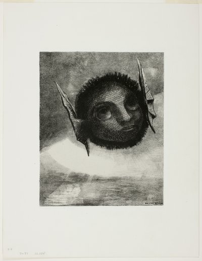 Gnom, Platte sechs aus In Dreams von Odilon Redon