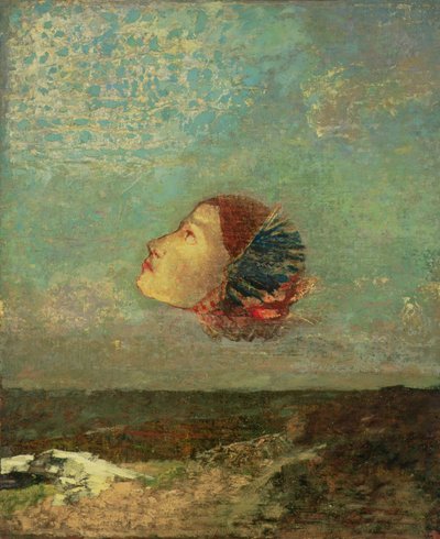 Hommage an Goya, ca. 1895 von Odilon Redon