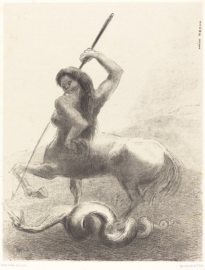 Es gab Kämpfe und vergebliche Siege von Odilon Redon