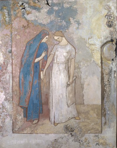 Einführung ins Studium – Zwei junge Damen, ca. 1905 von Odilon Redon