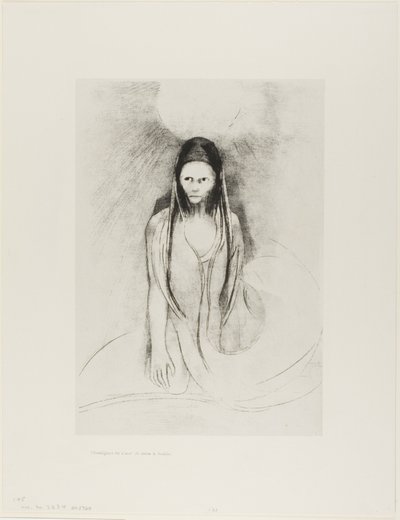 Intelligenz war mein! Ich wurde der Buddha, Platte 12 von 24 von Odilon Redon