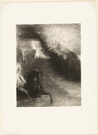 Pilger der sublunaren Welt, Platte 5 von 6 von Odilon Redon