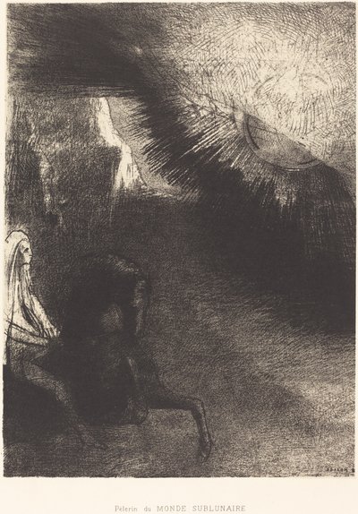 Pilger der sublunaren Welt von Odilon Redon