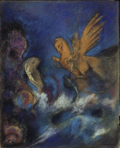 Roger und Angelika oder: Perseus und Andromeda von Odilon Redon