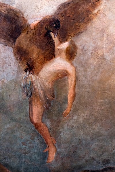 Die Entführung des Ganymed (Detail) von Odilon Redon