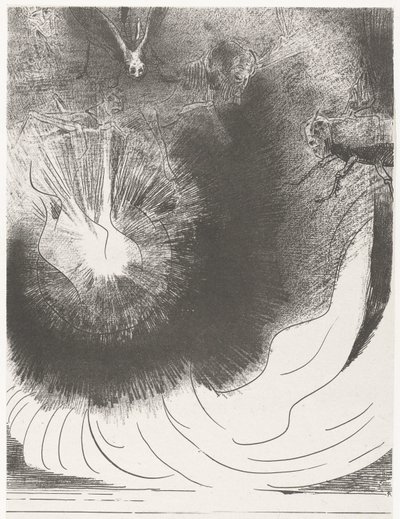 Aus dem Himmel fiel ein großer Stern von Odilon Redon