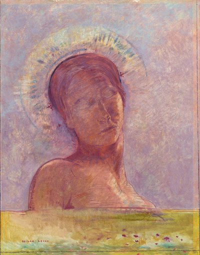 Geschlossene Augen von Odilon Redon