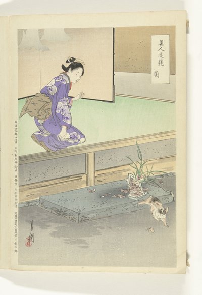 Orchidee von Ogata Gekko