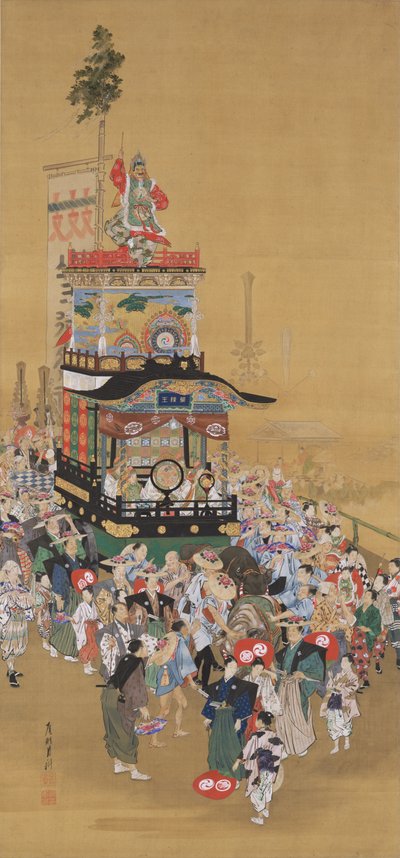 Das Sannō-Festival in Edo von Ogata Gekko
