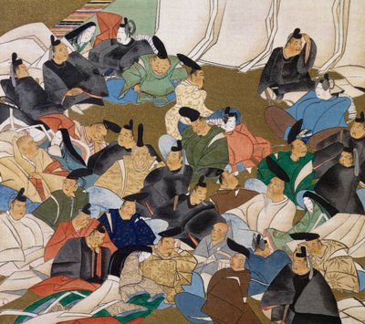 36 Dichter, Malerei auf Papier von Ogata Korin, Japan, Edo-Zeit von Ogata Korin