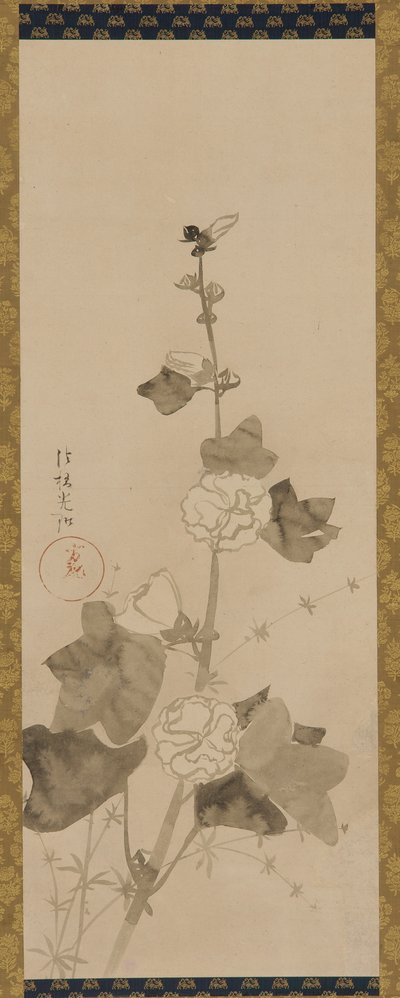 Stockrosen von Ogata Korin