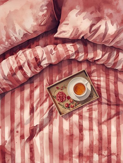 Gemütlicher Morgen Tee Bett von Ohkimiko