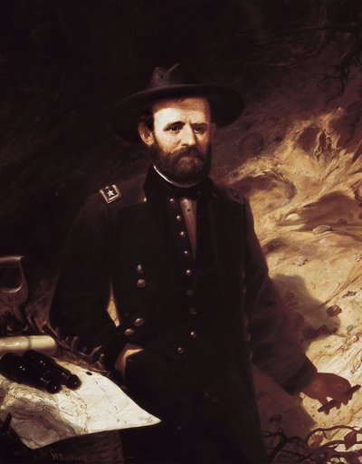 Porträt von Ulysses Simpson Grant von Ole Peter Hansen Balling