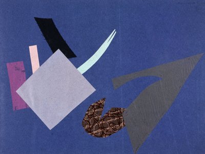 Universeller Krieg: Collagearbeit von Olga Rosanova, Januar 1916 von Olga Wladimirowna  Rosanowa