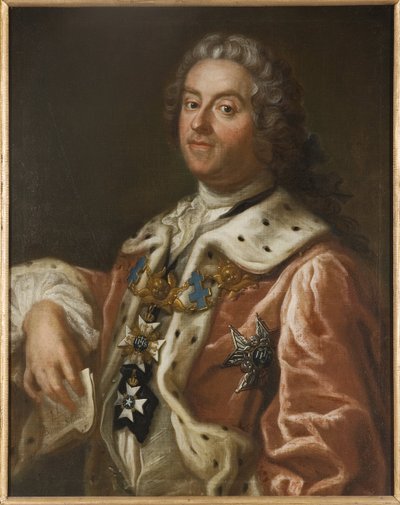 Porträt von Carl Gustaf Tessin von Olof Arenius