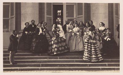 Compiègne, Präsentation des Prinzen Imperial, 1856 von Olympe Aguado